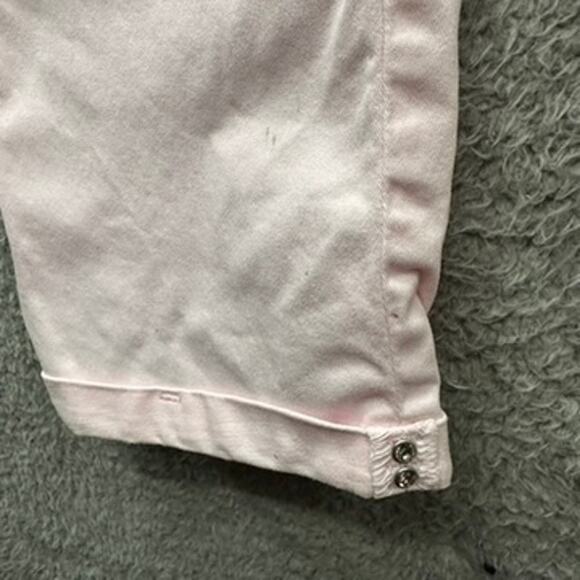 NYDJ Size 6 Pink Capri Stretchy Pants Rhinestones on Cuffs Comfort Casual - Picture 4 of 13